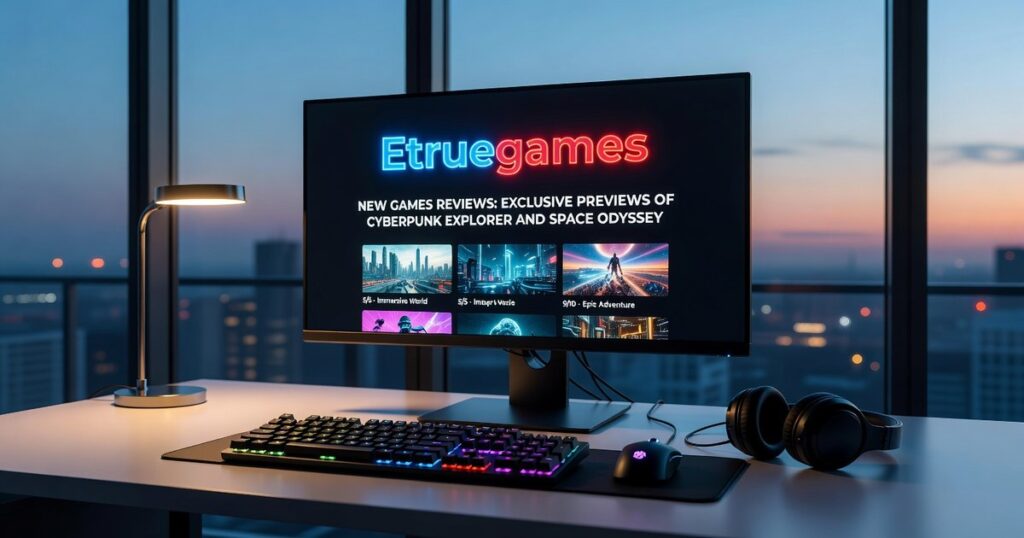 New Games Reviews Etruegames